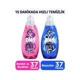 Omo Express Fresh 1480ml Ultra Beyaz Sıvı Çamaşır Deterjanıx1 Capcanlı Renkler Renkli Ve Siyahlar X1 1480 ML