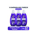 Omo Express Fresh Capcanli Siyahlar Tüm Koyu Renkler Sivi Çamasir Deterjani 1480 ml x3