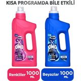 Omo Express Leke Çıkarıcı Renkliler 1000 ml X1+ Omo Express Leke Çıkarıcı Beyazlar 1000 ml X1 - 1 lt