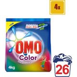 Omo Matik Color 4 kg Toz Çamaşır Deterjanı 4'lü Set - 16 kg