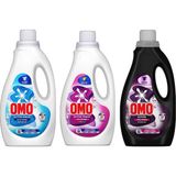 Omo Sıvı Deterjan 1500 ml Beyazlar-Siyahlar-Renkliler 3 Lü Karma Paket - 1,5 lt