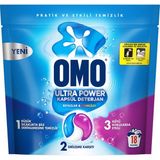 OMO Ultra Power Kapsül Çamaşır Deterjanı 18 Yıkama