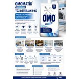 Omomatik Pro Toz Deterjan 9 Kg