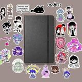 Omori Sticker Paketi/bullet journal defter çıkartma ajanda laptop etiket