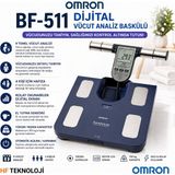 Omron BF-511 Dijital Vücut Analiz Baskülü-Lacivert