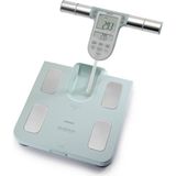 Omron BF-511 Vücut Analiz Baskülü Şık Turkuaz Renk ve Hassas Ölçüm Fonksiyonu - Beyaz