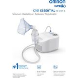 Omron C101 Essential Nebulizatör - Aile için Uygun, Taşınabilir ve Kolay Temizlenebilir, Ev ve Seyahat İçin İdeal