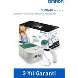 OMRON DuoBaby, Burun Aspiratörlü Alt ve Üst Solunum Yoluna Uygun Nebulizatör