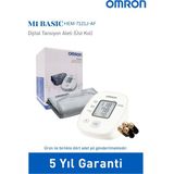 Omron M1 Basic HEM-7121J-AF Üst Koldan Dijital Tansiyon Aleti ile Pilli