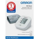 Omron M2 Basic Üst Koldan Tansiyon Aleti Dijital Ölçüm Gri Renkli Bluetooth Özellikli