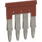 Omron P2RVM-040R ,G2RV-4-PIN Kırmızı Röle Soket Köprü - 0 - Siyah