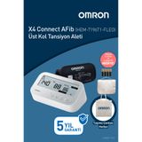Omron X4 Connect AFib Üst Koldan Ölçer Dijital Tansiyon Aleti-Çanta Hediyeli