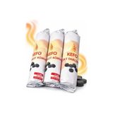 Omrs Store 3 Paket Pratik Çakmakla Yanan Buhur Kömürü 10'lu - 33 mm (3,3 cm Çap) Tütsü & Nargile Kömürü Tablet, Oud Için - Siyah