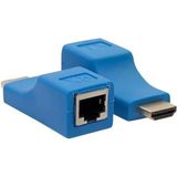 Omrs Store Fully H-608F 4K Hdmı To RJ45/CAT5/CAT6/ETHERNET 30 Metre Hdmı Uzatıcı Extender - Çok Renkli