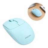 Omrs Store Philips SPK7398WJ/38 1600 Dpı Sessiz Tıklama Mavi Kablosuz Ofis Mouse - Çok Renkli