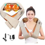 Omrs Store Powermaster Om-34 Bel Boyun Sırt Omuz Tüm Vücut Yastık Tip Masaj Aleti Boyundan Asmalı Ovmalı