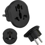 Omrs Store Powermaster PM-24241 Avrupa Çıkışlı Universal Seyahat Priz Adaptörü Çoklu Fiş Giriş Tipi U - Çok Renkli