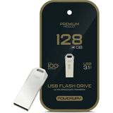 Omrs Store Powerway Premium 128 GB 100MB/S Ultra Hızlı USB 3.1 Metal Silver Flash Bellek - Çok Renkli