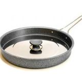 Oms 001733 Gri 34 cm Granit Balık Tavası