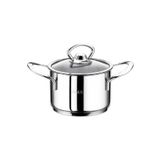 Oms 152 2008 14 MDT Q 14x8 cm Paslanmaz Mini Derin Tencere