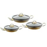Oms 3032 Granit 6 Parça Gold Sahan Seti