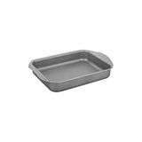 OMS 3213 - Tek Parça Biogranit, Yanmaz, Yapışmaz 29x27x7 Cm Dikdörtgen Fırın Tepsisi - Gri Renk
