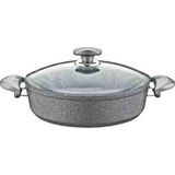 Oms 3310 22X7.5 cm Gri Granit Pilav Tenceresi