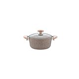 OMS Collection 18X10 cm Granit Derin Tencere Kahverengi OMS-18DRN-KAH