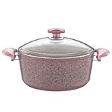 Oms Collection 3110 2 Parça 24x12 cm Gri Bio Granit Derin Tencere