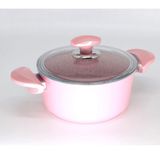 Oms Collection 3110 2 Parça Bio Granit 28x13 cm Pembe Derin Tencere