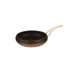 Oms Collection 3241 Tek Parça Kapaksız Bio Granit 30x8 Cm 4,00 Litre Küre Tava Gold Çok Renkli