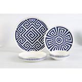 Oms Collection Aquamarine 24 Parça Modern Çağdaş Tasarımlı Porselen Yemek Takımı