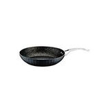 Oms Collection Colonna - 3204 - Tek Parça, Bio Granit, 26x5 Cm - 1,9 Litre. Tava Siyah Gövde, Platin Detay Çok Renkli