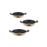 Oms Döküm Non-Stick Teflon 3lü Sahan Seti 18-20-22CM