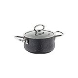 Oms Granit 14x8 cm Gri Mini Güveç Tencere