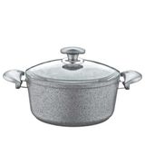 Oms Granit Gri 20 cm Derin Tencere