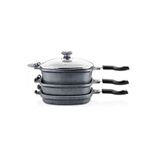 OMS Granit Multi Cooker Çok Amaçli Tencere Tava Seti