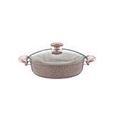 Oms Granit Pembe 30 cm Karnıyarık Tenceresi