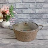 Oms Kum Beji Granit 20 cm Derin Tencere