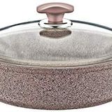 OMS PASLANMAZ 3310 Granit Karnıyarık ve Pilav Tencere 32 cm