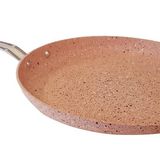 Oms Pembe 26 cm Granit Krep Tavası