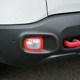 Omsa Jeep Renegade Siyah Krom 2 Parça 2014 ve Sonrası Reflektör Çerçevesi