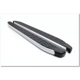 Omsa Line Fiat Doblo 2010-2021 Kısa Şasi Blackline Mat Alüminyum Alınlı Yan Basamak
