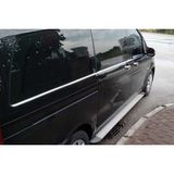 Omsa Mercedes Vito/W447 Krom 8 Parça Tek Sürgülü L2: Orta Şase 2014 ve Sonrası Cam Alt Çıtaları