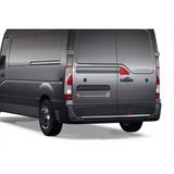 Omsa Opel Movano 3 2010 ve Sonrası Taşlı P.Çelik Krom Arka Tampon Eşiği