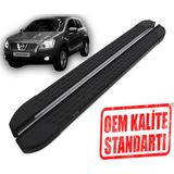 Omsa Qashqai 2007 2014 Araca Özel Nevada Siyah Yan Basamak