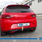 Omsa Seat Leon 5F Arka Mat Siyah 2012-2016 Arası Difüzör