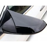 Omsa Sinyalsiz Piano Black ABS 2016-2020 Arası Hyundai Elantra Yarasa Ayna Kapağı