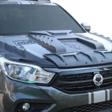 Omsa Ssangyong Musso 2018 ve Sonrası 3 Parça Dragon Ön Kaput Rüzgarlığı