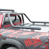 Omsa Toyota Hilux Çap.76 Siyah 2015 ve Sonrası Kobra Rollbar